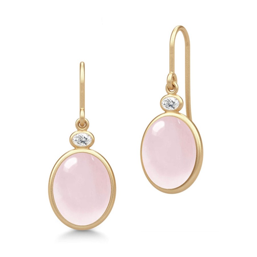 Smykker Julie Sandlau  | Glace Earrings Milky Rose